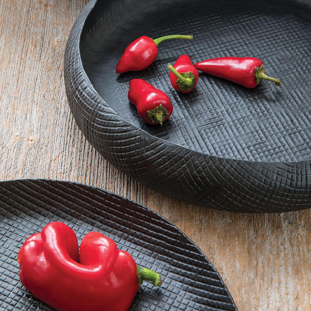 be home Wallis Aluminum Low Bowl