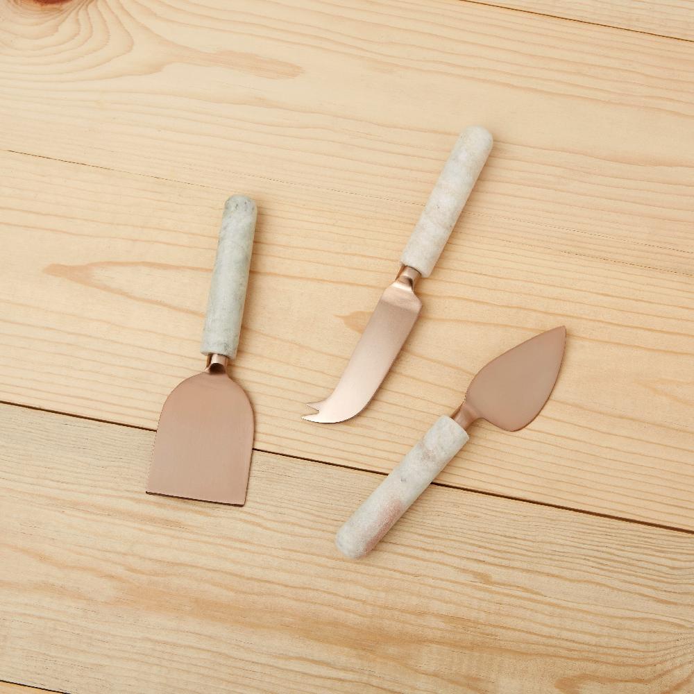 be home Waterfall Marble Cheese Set