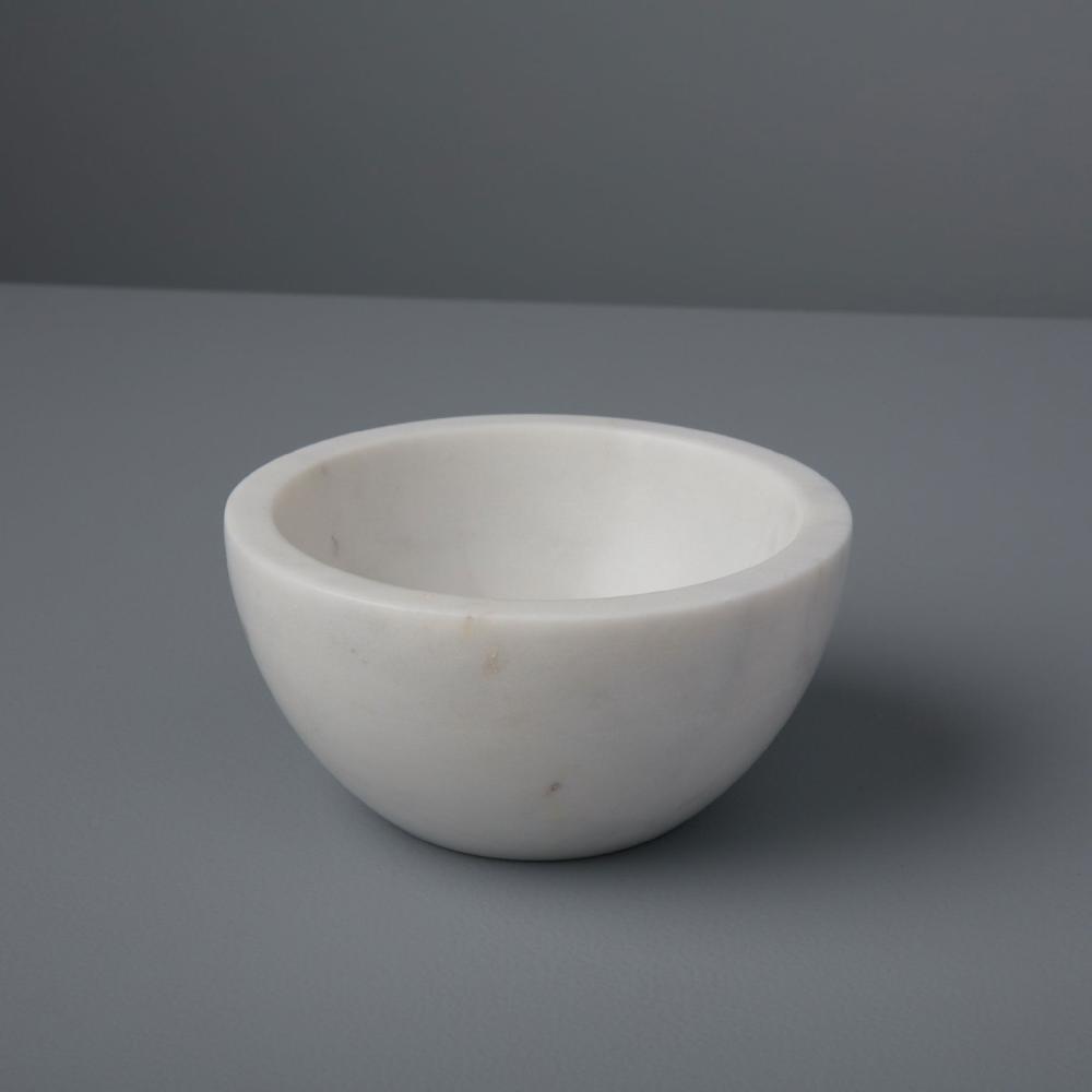 be home White Marble Bowl Small