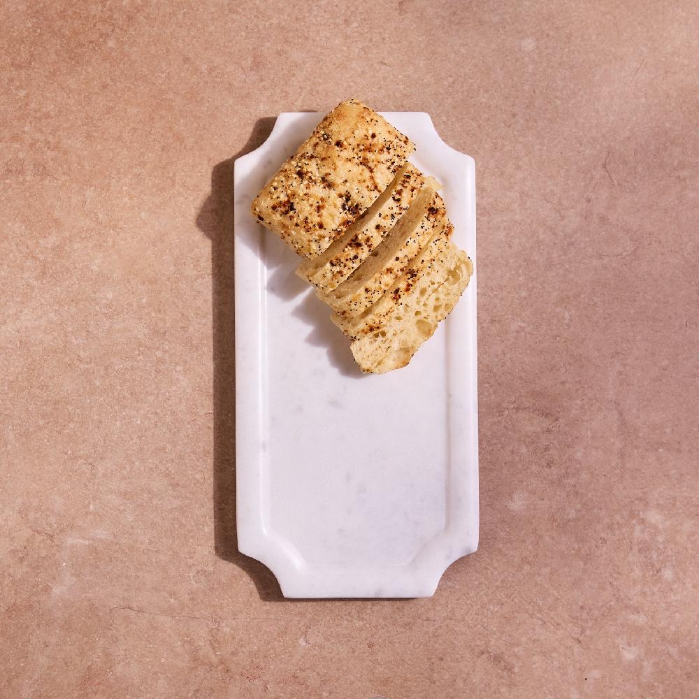 be home White Marble Framed Board Rectangle