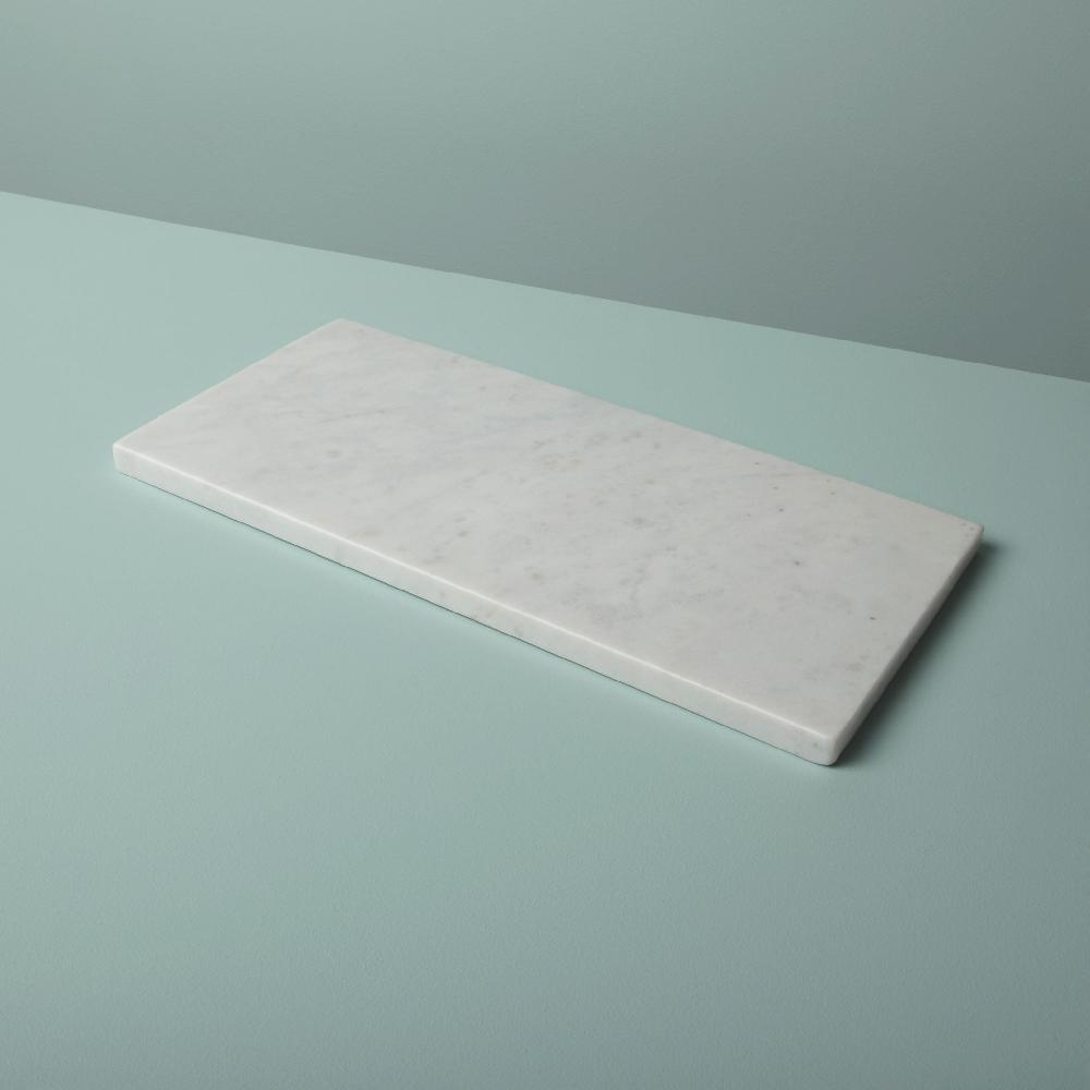 be home White Marble Serving Board