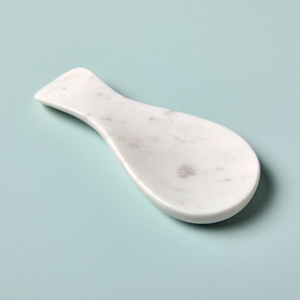 be home White Marble Spoon Rest