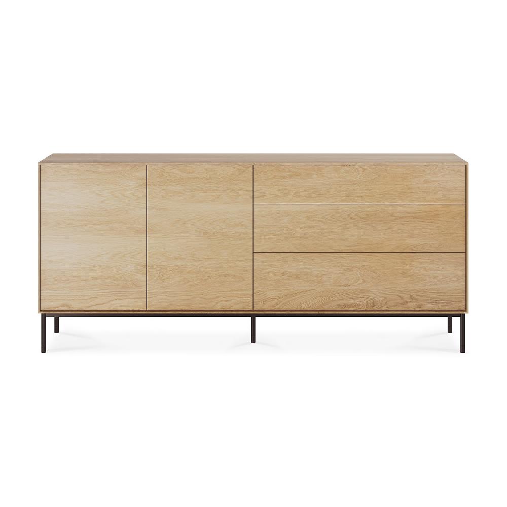 Be Home Whitebird Oak Sideboard 2 Doors 3 Drawers