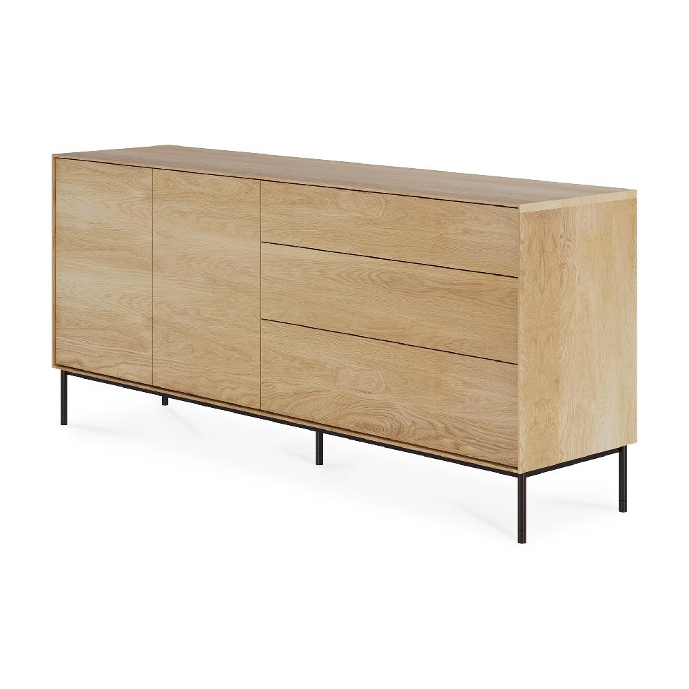Be Home Whitebird Oak Sideboard 2 Doors 3 Drawers