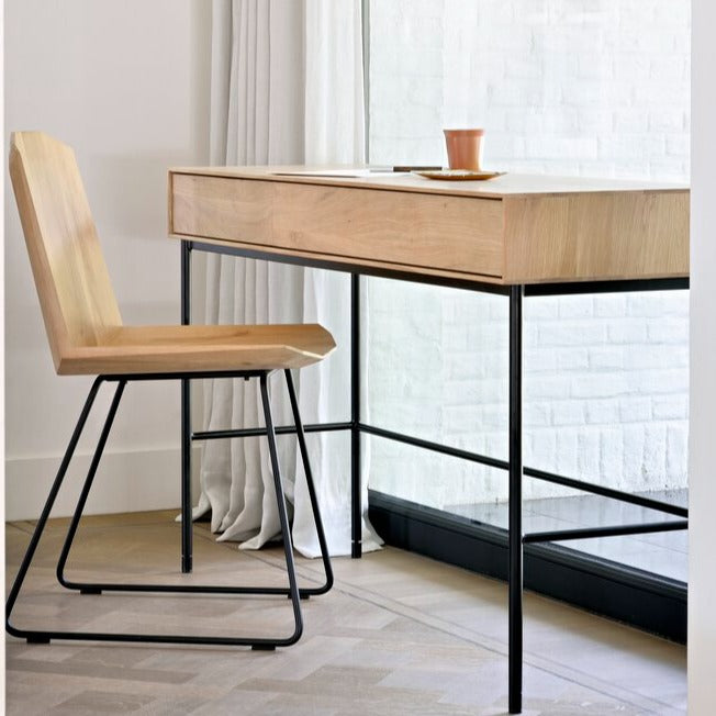 Be Home Whitebird Solid Oak Desk