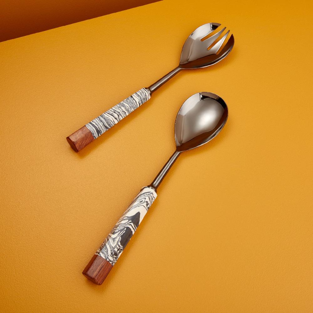 be home Zebra Serving Set