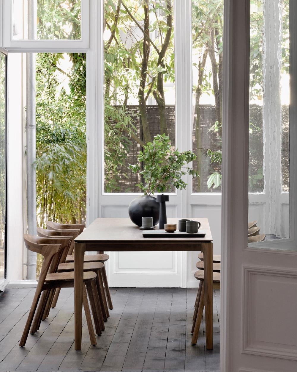 Be Home Bok Dining Table - Varnished Teak - Brown - Rectangular