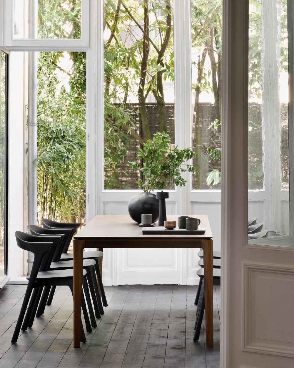 Be Home Bok Dining Table - Varnished Teak - Brown - Rectangular