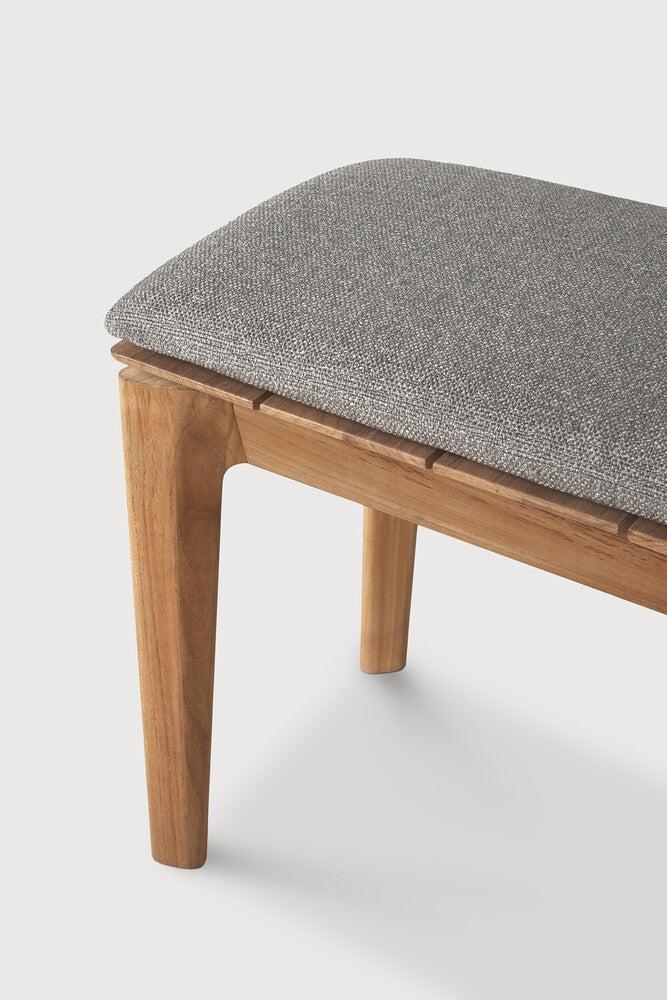 Be Home Bok Outdoor Bench - Teak - Mocha Fabric - 3+ Seater