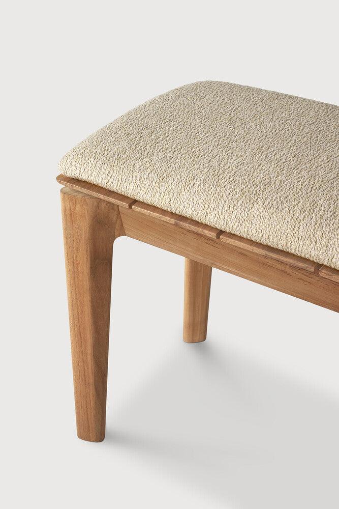 Be Home Bok Outdoor Bench - Teak - Natural Fabric - 3+ Seater