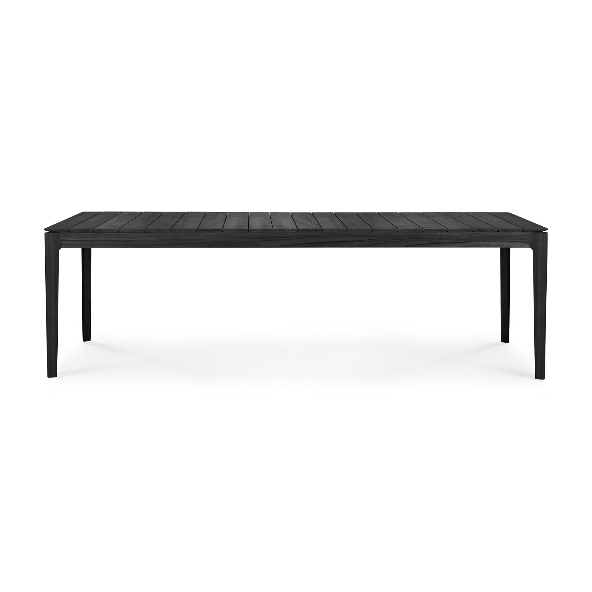Be Home Bok Solid Black Teak Outdoor Dining Table 98"