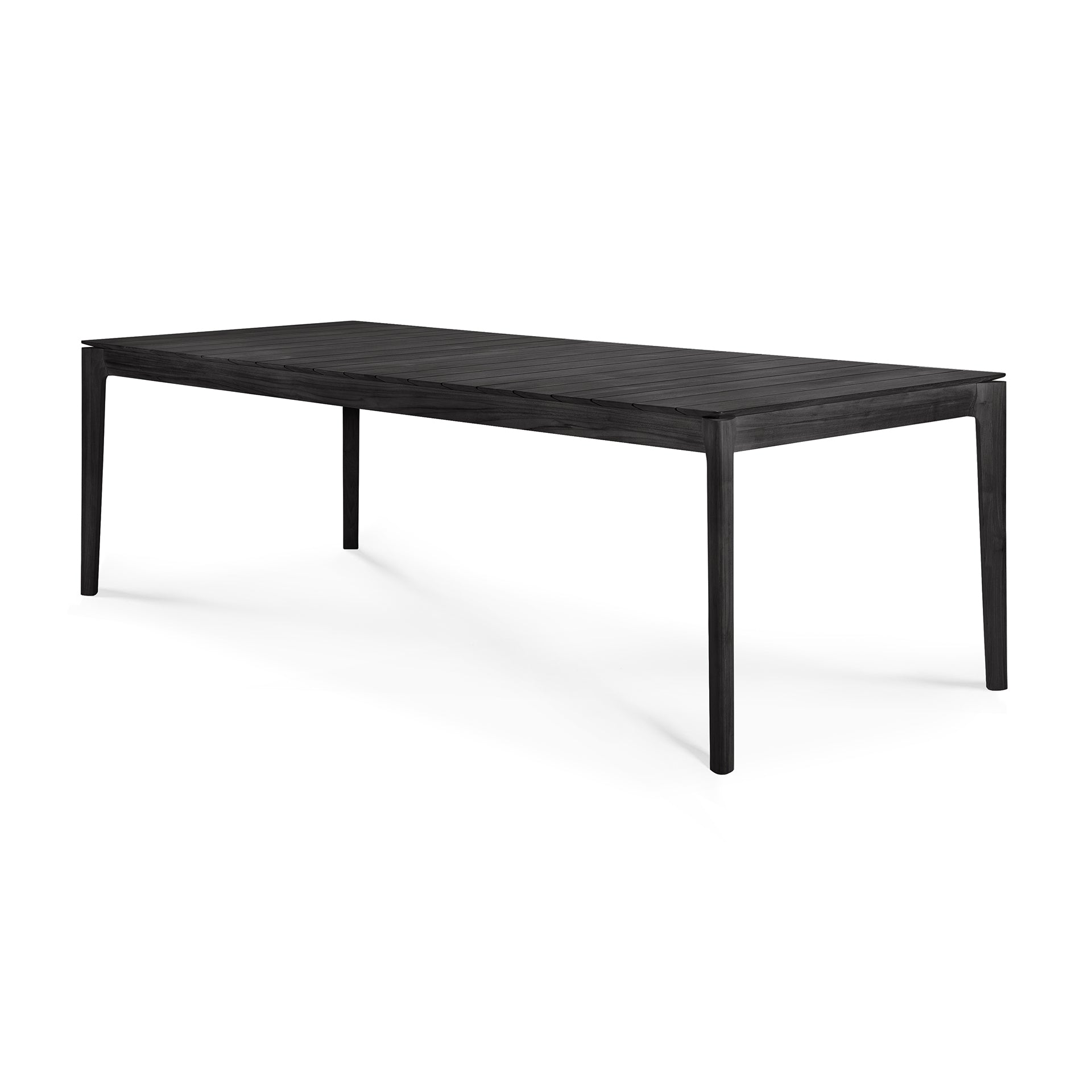 Be Home Bok Solid Black Teak Outdoor Dining Table 98"