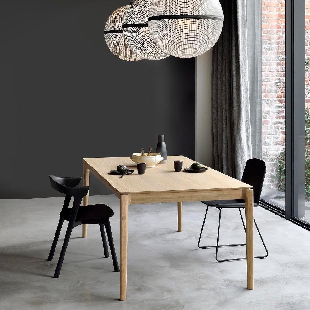 Be Home Bok Solid Oak Extendable Dining Table 63"/ 94"