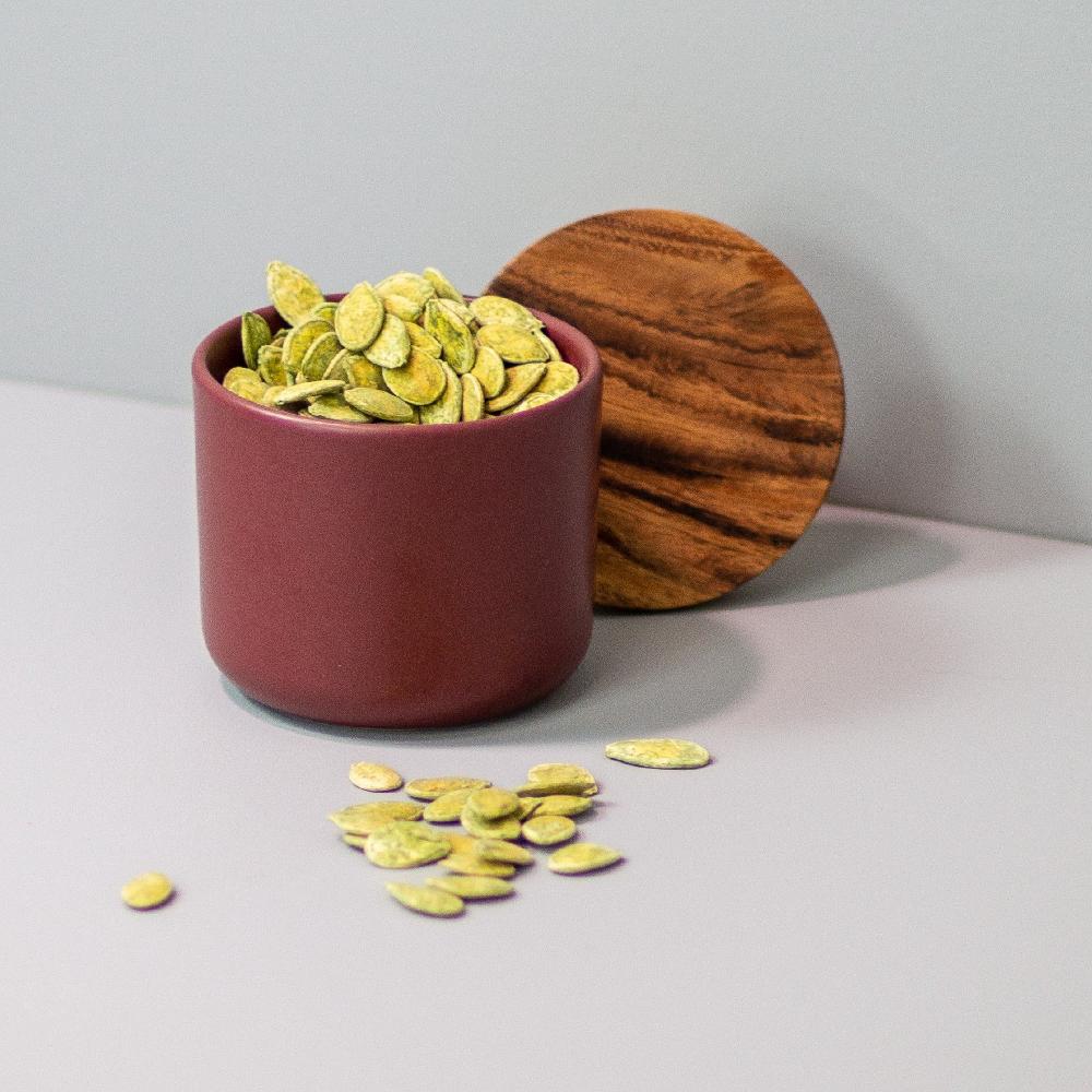 Be Home Brampton Stoneware Medium Canister Burgundy