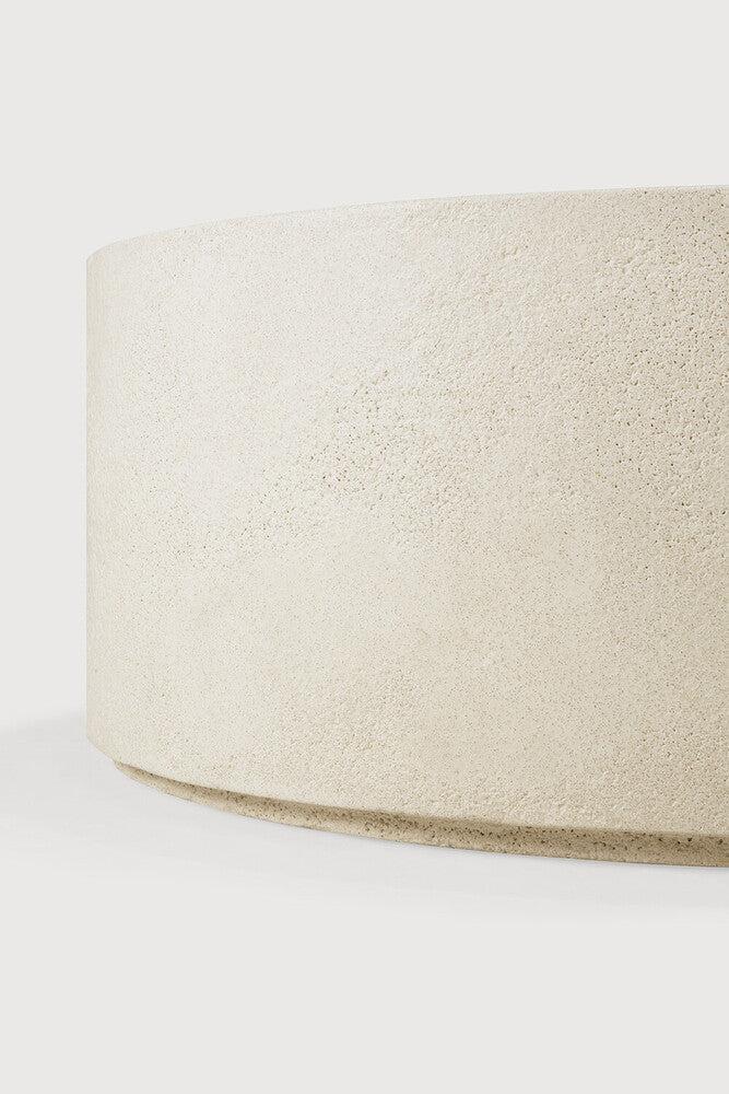 Be Home Elements Coffee Table - Microcement - Off White - Round