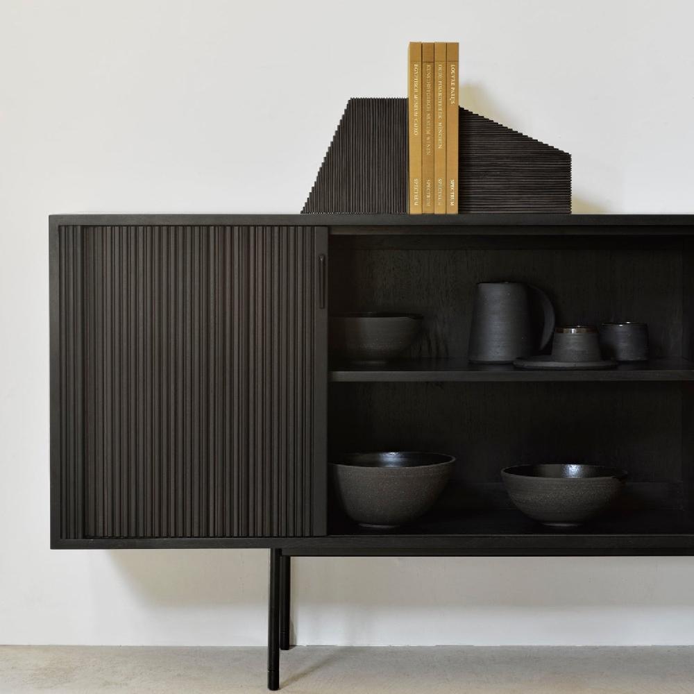 be home Grooves Dark Brown Mahogany Bookends Set Of 2