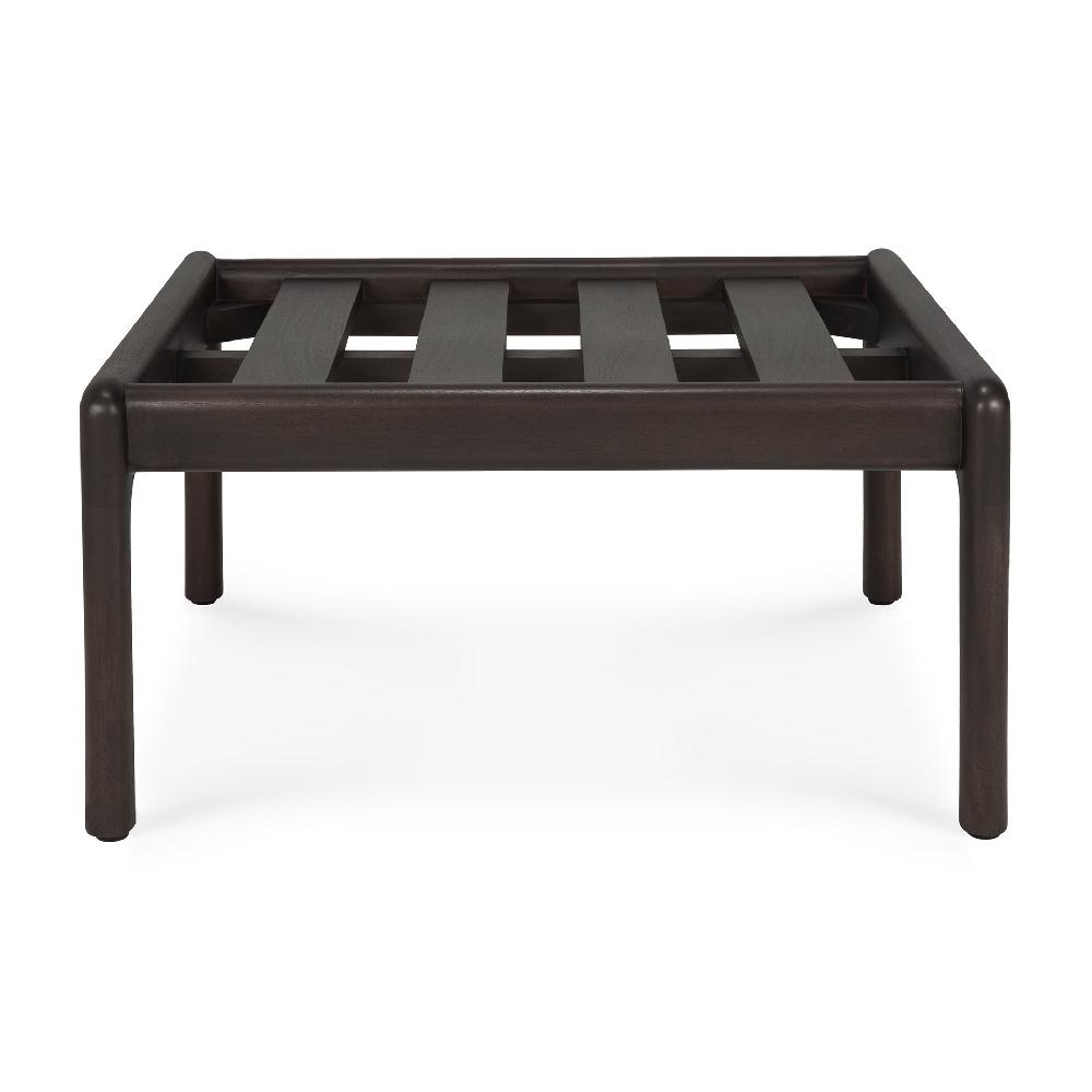 Be Home Jack Footstool Frame Varnished Mahogany Dark Brown