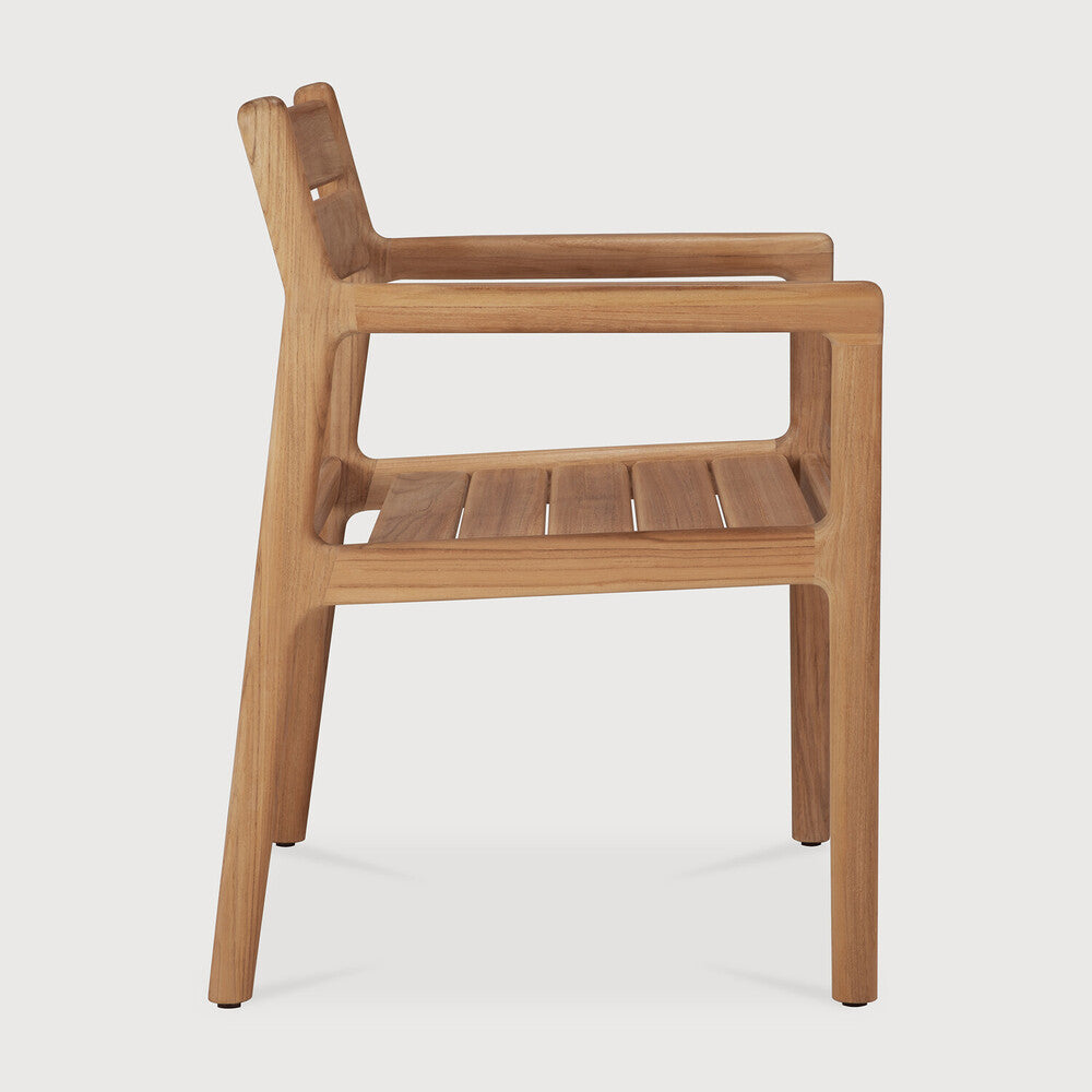 Be Home Jack Outdoor Dining Chair Frame - Teak - With Arms
