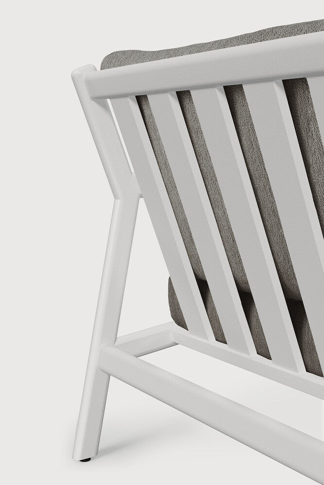 Be Home Jack Outdoor Sofa - Aluminium - White - Mocha Fabric - 2+ Seater