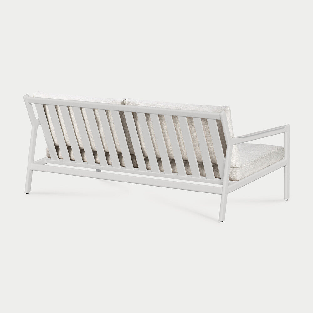 Be Home Jack Outdoor Sofa - Aluminium - White - Off White Fabric - 2+ Seater