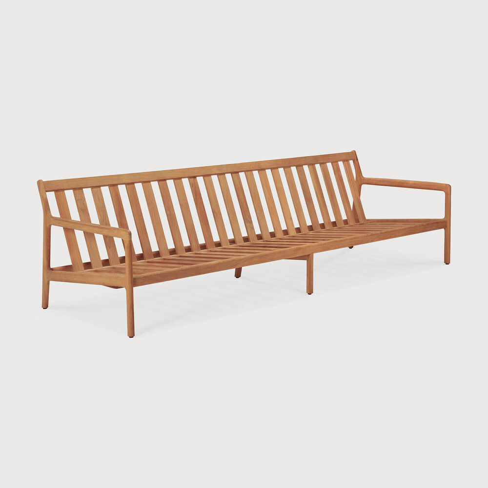 be home Jack Solid Teak Outdoor 3 Seater Sofa Frame