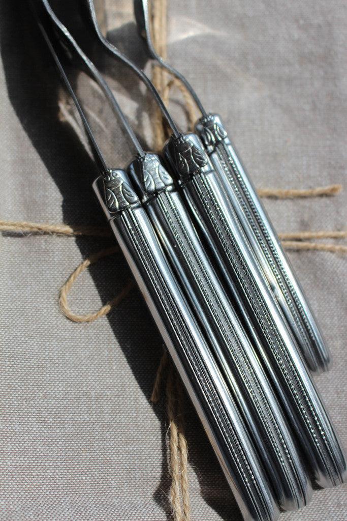 Be Home Laguiole 24 Piece Flatware Set Platine Stainless Steel In Wood Presentation Box