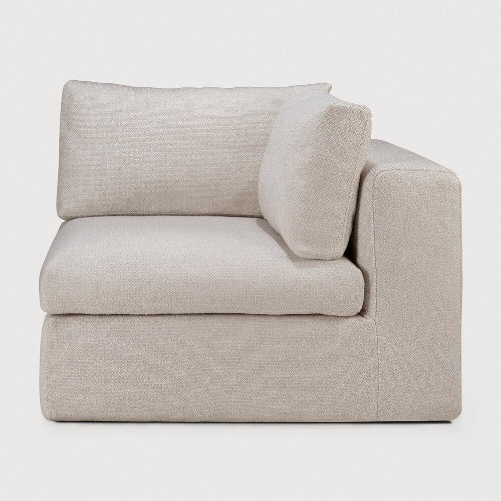 Be Home Mellow Sofa - Ivory Fabric - Corner - Removable Cover