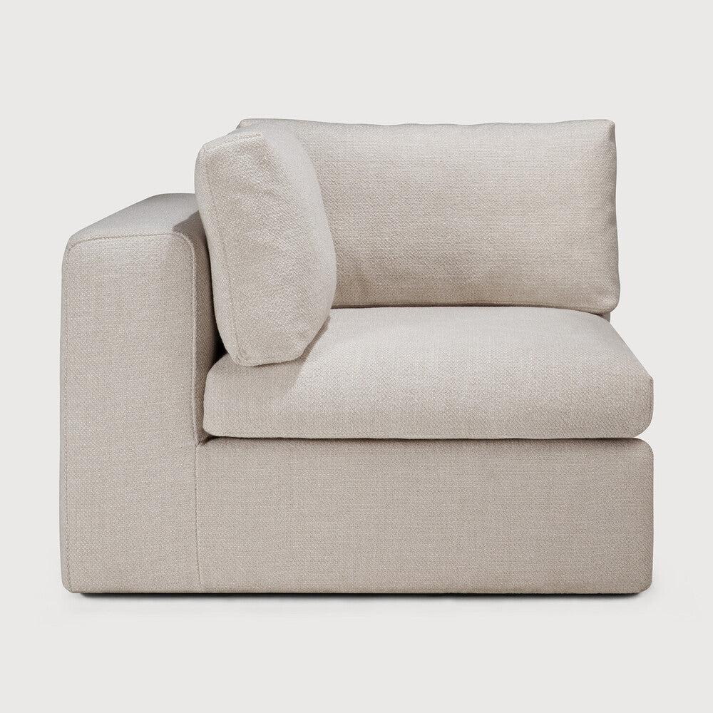 Be Home Mellow Sofa - Ivory Fabric - Corner - Removable Cover