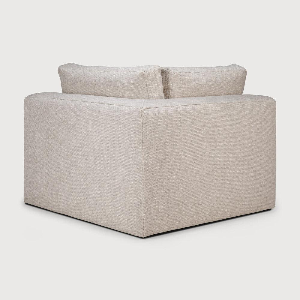 Be Home Mellow Sofa - Ivory Fabric - Corner - Removable Cover