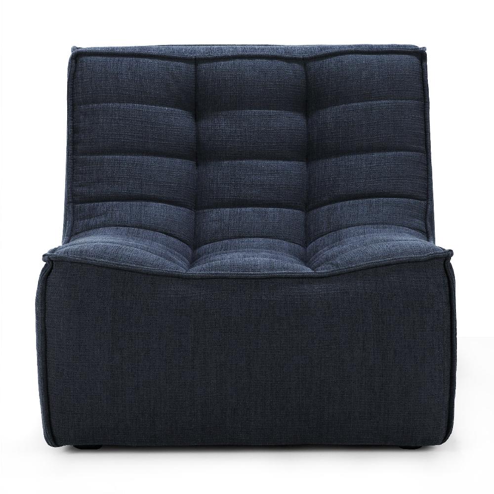 Be Home N701 Single Seater Eco Fabric Sofa Graphite