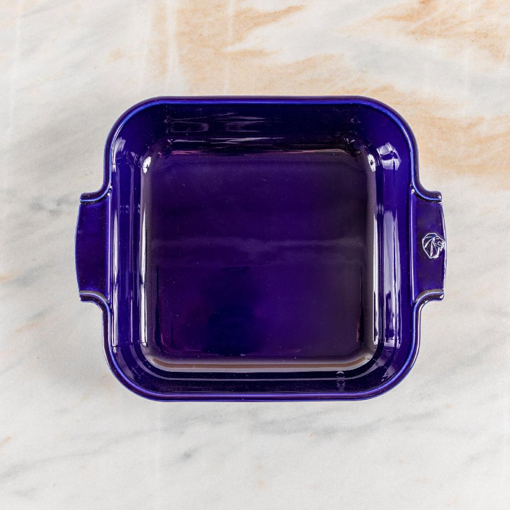 Be Home Peugeot Appolia Ceramic 11" Square Baker Deep Blue