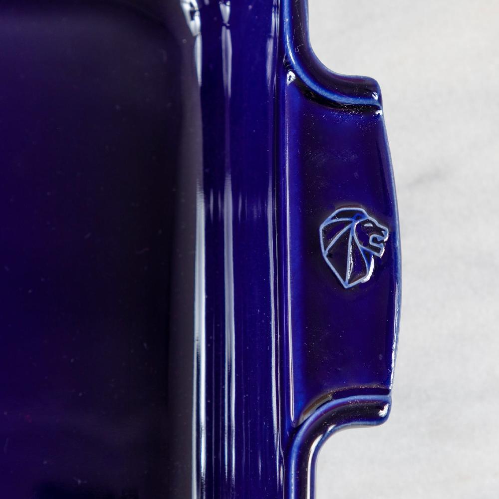 Be Home Peugeot Appolia Ceramic 11" Square Baker Deep Blue