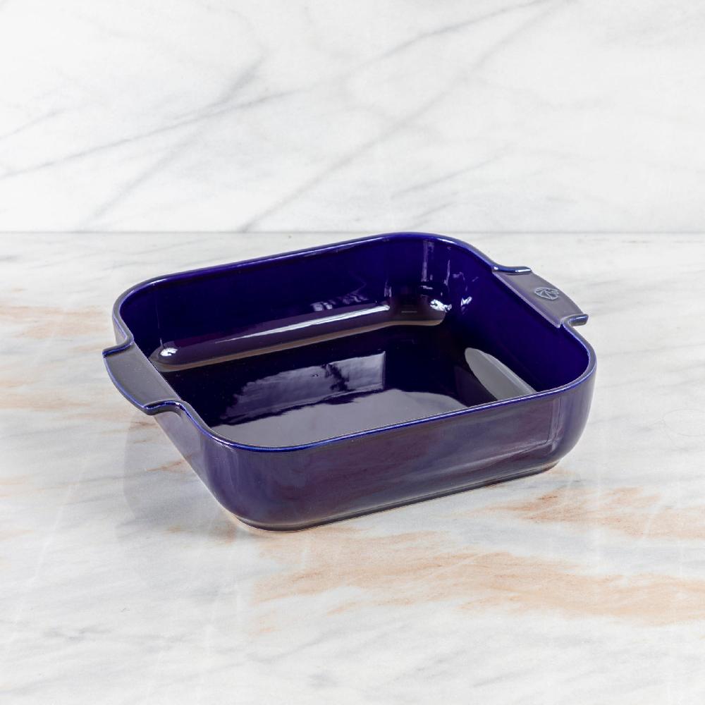 Be Home Peugeot Appolia Ceramic 14" Square Baker Deep Blue