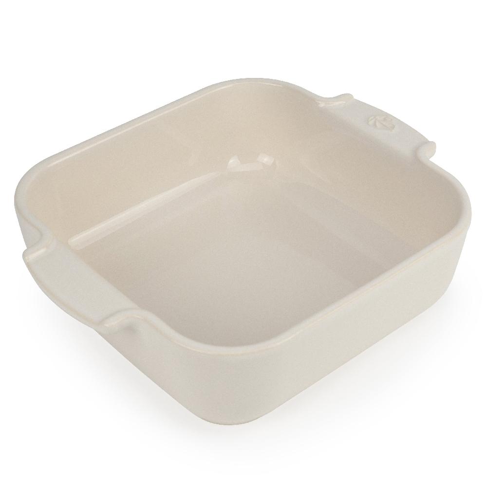 Be Home Peugeot Appolia Ceramic 14" Square Baker Ecru