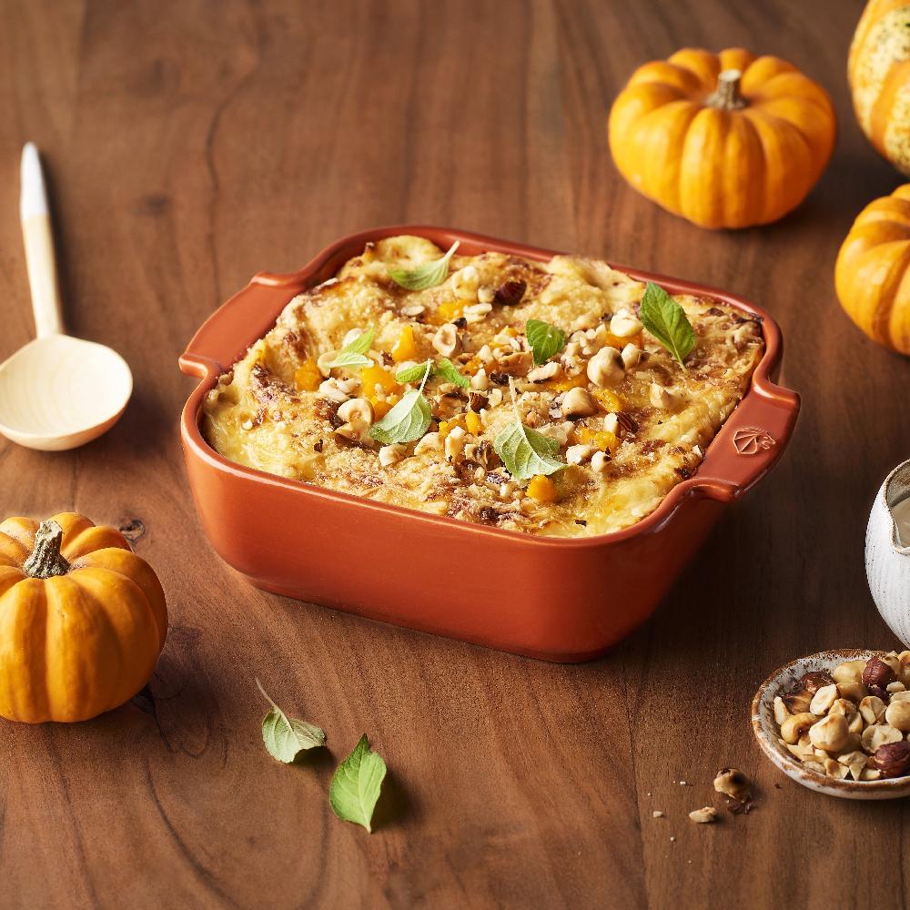 be home Peugeot Appolia Ceramic 14" Square Baker Terracotta