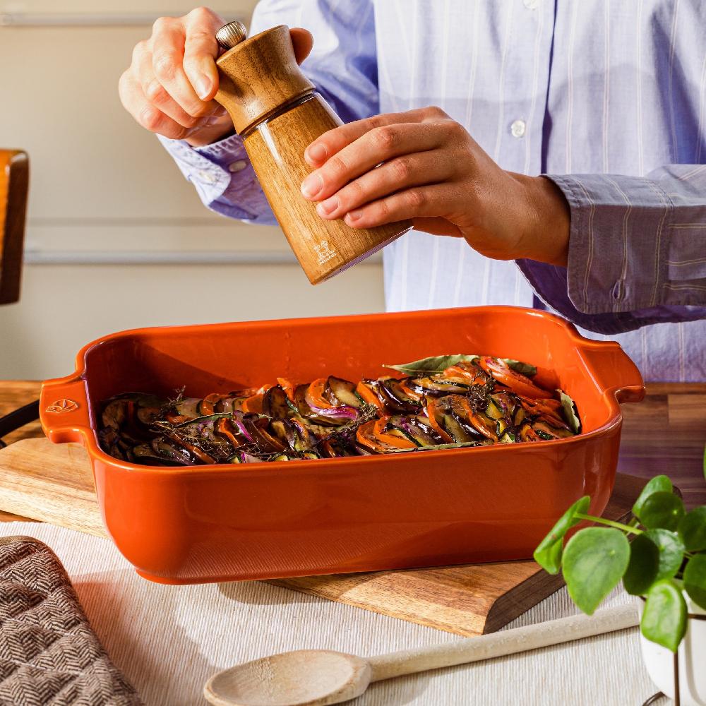 Be Home Peugeot Appolia Ceramic 16" Rectangular Baker Terracotta