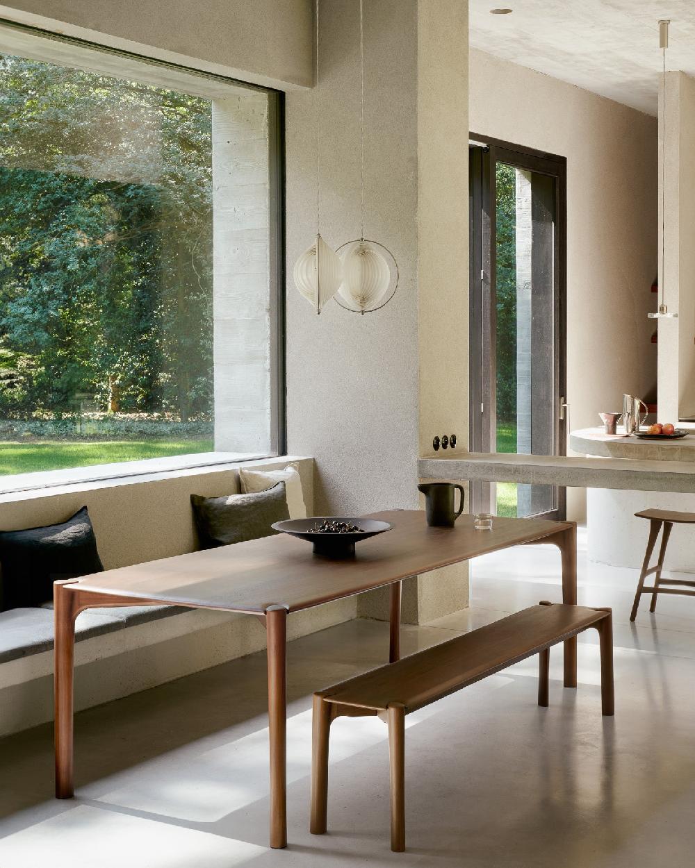 Be Home PI Dining Table - Varnished Teak - Brown - Rectangular