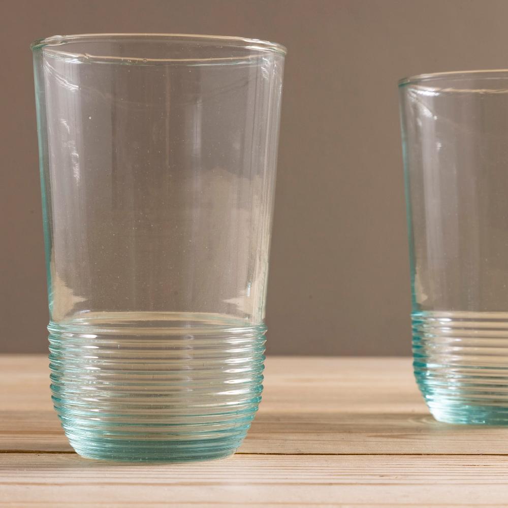 Be Home Premium Recycled Tall Ripple Tumbler Set Of 4