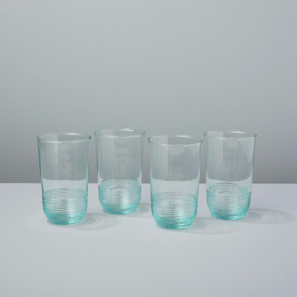 Be Home Premium Recycled Tall Ripple Tumbler Set Of 4