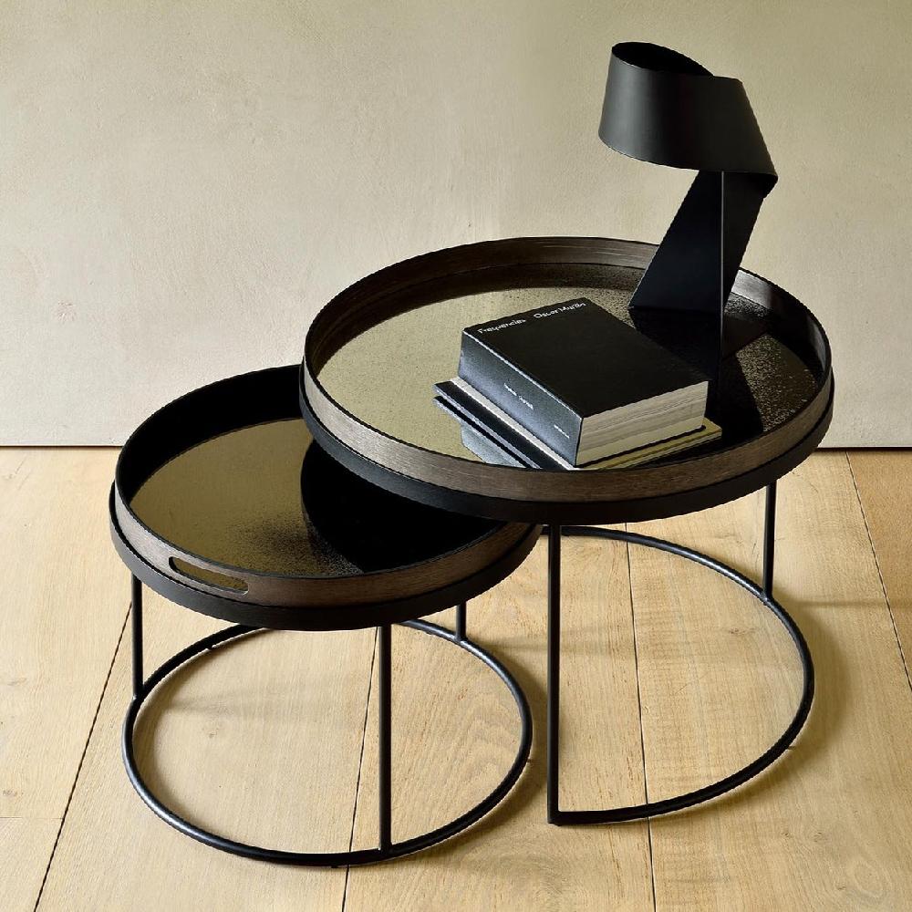 Be Home Round Tray Coffee Table Set L & XL (Trays Not Included)