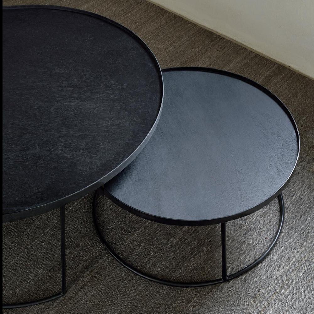 Be Home Round Tray Coffee Table Set L & XL (Trays Not Included)