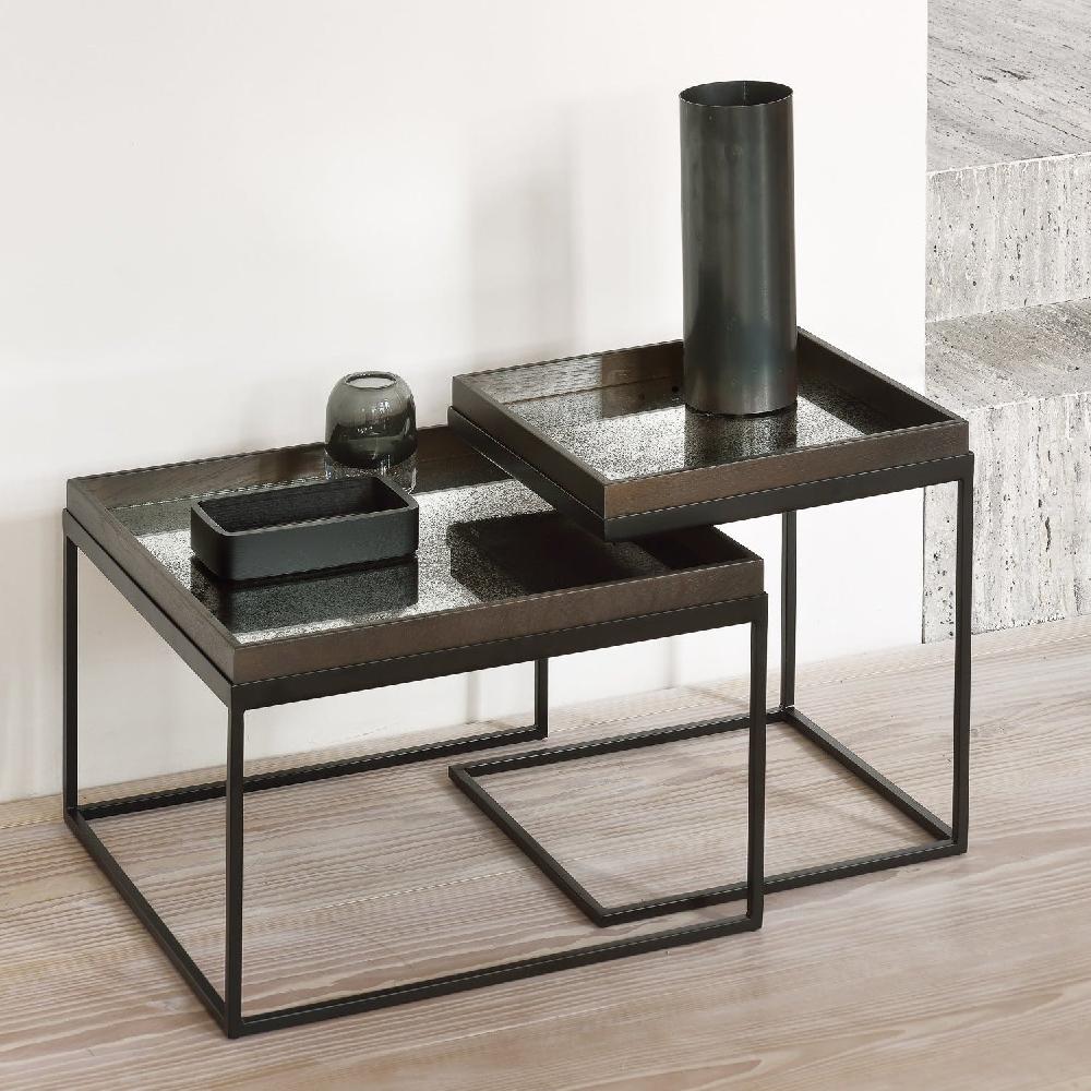 Be Home Square Tray Coffee Table Set S & L (Trays Not Included)