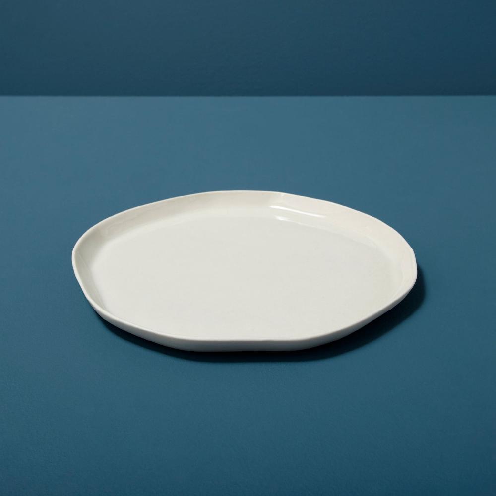 Be Home Tam Stoneware Flat Side Plate Pearl Set Of 4