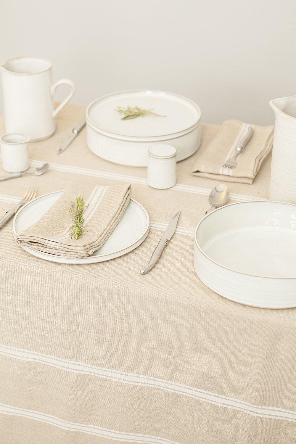 Be Home Thieffry Belgian Linen Napkins White Set Of 4