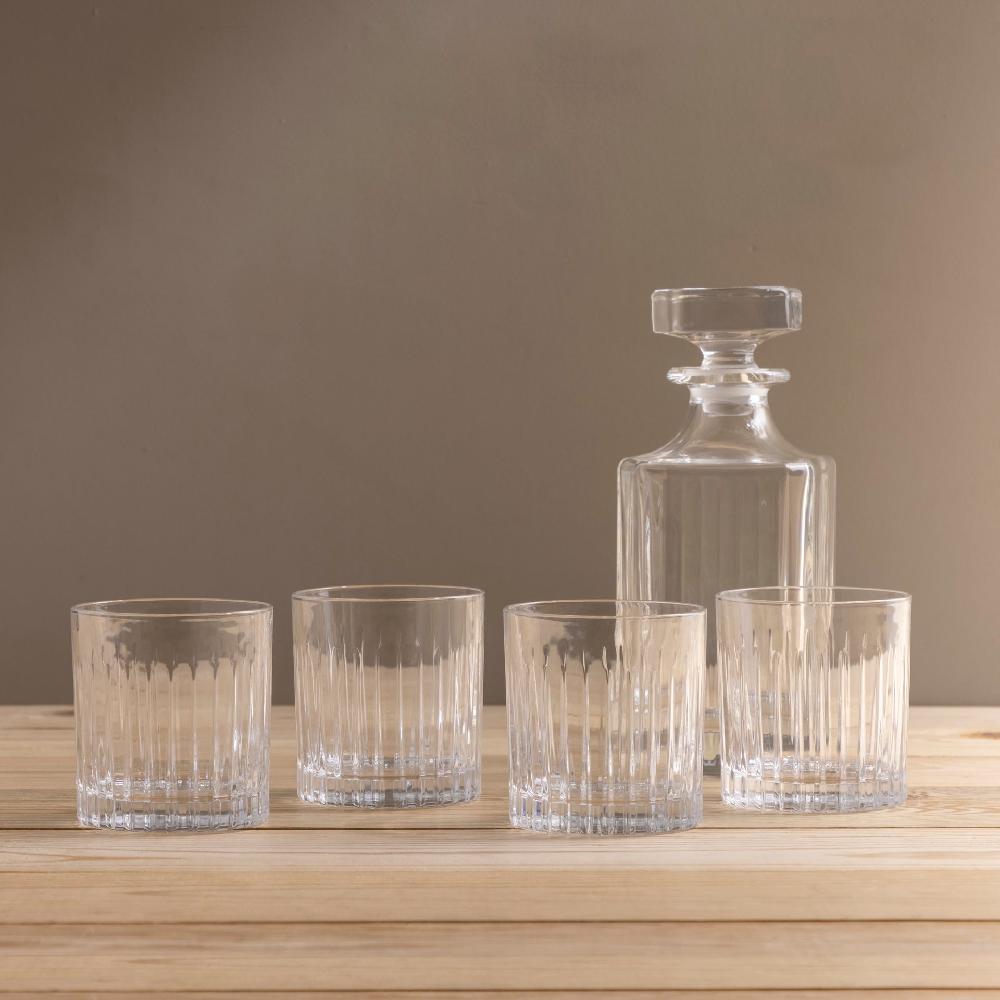 Be Home Timeless Crystal Double Old Fashioned Glass Set Of 6