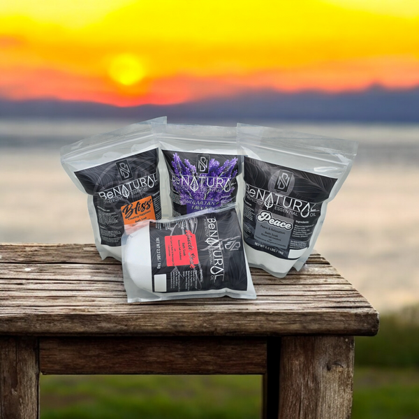 Be Natural Bath Soak COMBO Pack Of 4x 1kg