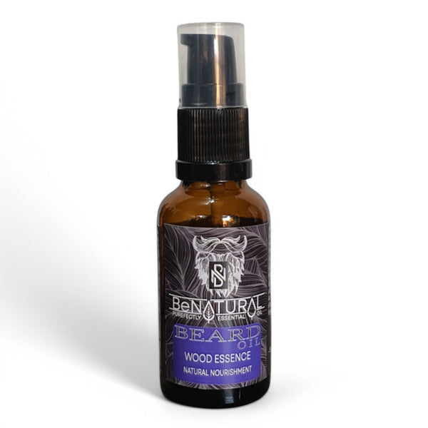 Be Natural Beard Oil - Wood Essence: Premium Organic Care For Your Beard And Skin