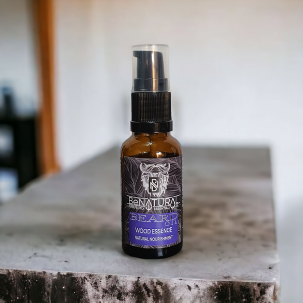 Be Natural Beard Oil - Wood Essence: Premium Organic Care For Your Beard And Skin