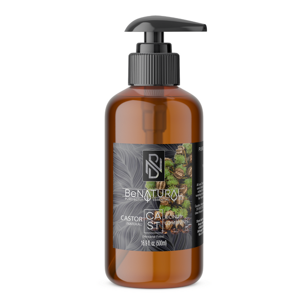 be Natural Castor Oil - Cold Pressed & Hexane Free - Pure & Natural Oil - 500ml