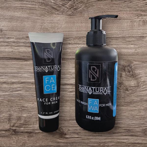 Be Natural Natural Skincare Combo For Men - Face Wash & Cream: The Ultimate Organic Skincare Solution